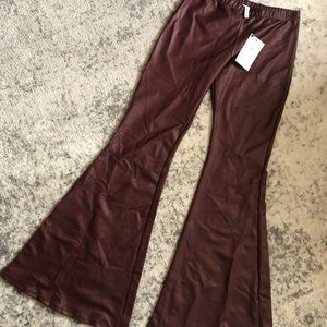 Fashionomics Red Bell Bottom Boho Pants